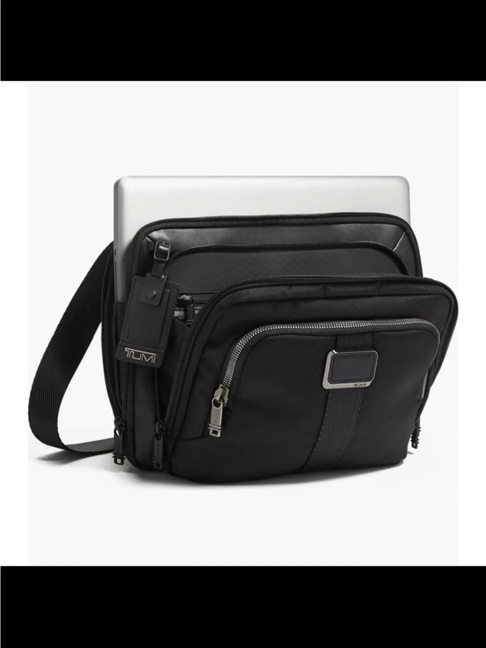 NWT TUMI men’s Jackson crossbody bag 9.75”x13”x2” black